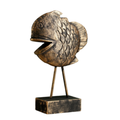 Фигура "Скалярия на подставке" бронза, 36см Хорошие сувениры