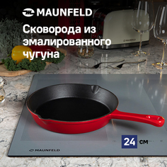 Сковорода MAUNFELD DEVON MFP24CE16R из эмалированного чугуна, 24 см