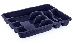 Лоток для столовых приборов Smartware Maxi Navy Blue арт TRN-111-Blue