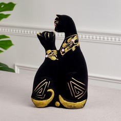 Копилка "Скиф", покрытие флок, чёрная, 27 см, микс Bazar