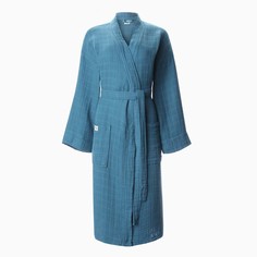 Халат женский LoveLife 9415402 синий 46-48 RU