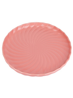 Блюдо сервировочное Nouvelle Fresh Taste Dark pink фарфор 26,5х26,5х3 см 1730253