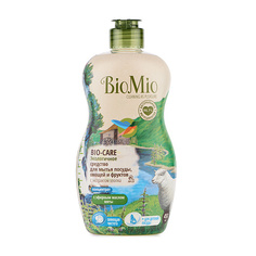 BioMio Экологичное средство для мытья посуды овощей и фруктов c эфирным маслом мяты 450 мл