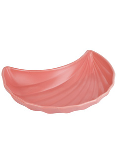 Тарелка фигурная Nouvelle Fresh Taste Dark pink фарфоровая 23х13х4 см 1730260