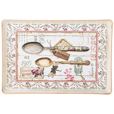 Поднос старинный Lefard Прованс 27х19 см