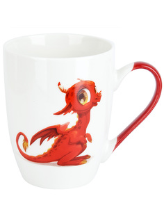 Кружка фарфоровая 340 мл Дракон Nouvelle 5750996