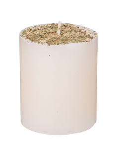 Свеча столбик ароматизованная Adpal Новый Год 8 см 348-898