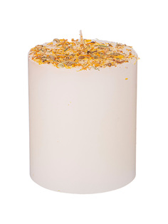 Свеча столбик ароматизованная Adpal Новый Год 8 см 348-899