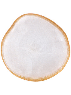 Тарелка сервировочная АКСАМ стеклянная 21 см 339-440