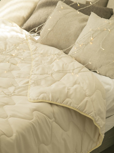 Одеяло стеганное 1,5 спальное, облегченное всесезонное Кашемир 145х200 см, 200 гр/м2 Baby Nice