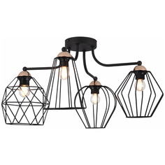 Люстра потолочная illumico IL2001-4C-05 BK ROSE GD