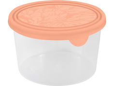 Контейнер для продуктов HELSINKI Artichoke 0,75 л круглый, цвет персиковая карамель Plastic Centre
