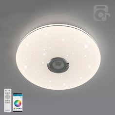 Люстра управляемая светодиодная музыкальная MUSIC RGB 60W R-390-WHITE-220-IP20 Estares