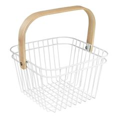 Корзина универсальная OKitchen 24 х 24 х 15 см серебристая
