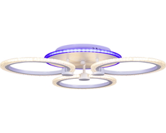 Люстра светодиодная Reluce 20316-0.3-3+1 WT 76W