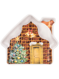 Тарелка Agness Новый год! керамическая 23,5 см 358-2104