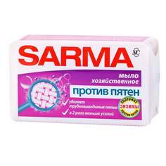 Мыло хозяйственное Sarma Против пятен 140г х 10 шт