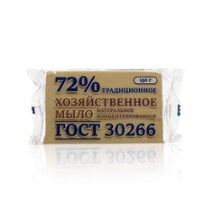 Традиционное хозяйственное мыло 72% 150г No Brand