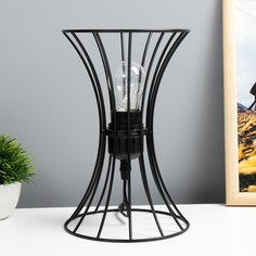 Настольная лампа Анетта Е27 40Вт BayerLux 9626327 черный