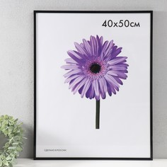 Фоторамка пластик Lida 40х50 см чёрный No Brand