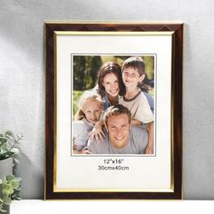 Фоторамка 5375941 Линии-диагональ на шоколаде, большая 44,7х34,8 см Bazar