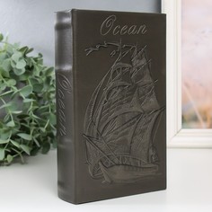 Универсальная шкатулка 9078968 Парусное судно 21х13х5 см No Brand