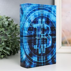 Универсальная шкатулка 9078999 Биткоин 21х13х5 см No Brand