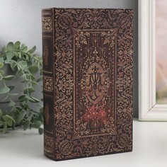 Универсальная шкатулка 9710284 Старинная книга 21х13х5 см No Brand