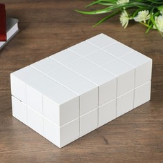 Универсальная шкатулка 133468 Шарм белая 20,5х8х12 см No Brand