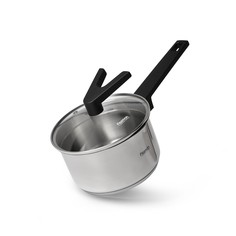 Ковш Fissman Eliz 1,7 л, 16x9 см, нержавеющая сталь, с крышкой, индукция (5316_)