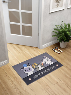 Коврик придверный LUCKY 50x80см, коты M111232