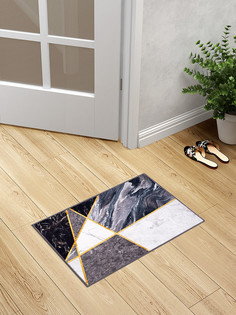 Коврик придверный LUCKY 40x60см, серый/белый M111229