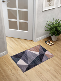 Коврик придверный LUCKY 50x80см, серый/коричневый M111230