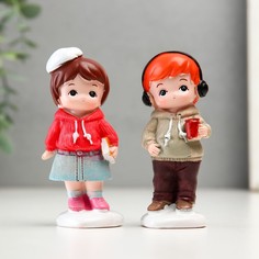 Фигурка 9836847 Малыши модники набор 2 шт 3,5х4х9,5 см No Brand