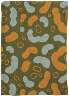 Плед вязаный с авторским принтом Animal spots Tkano TK19-TH0001