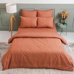 Простыня Цвет эмоций поплин Кэмел текстура Традиция