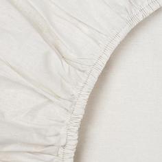 Простыня на резинке Цвет эмоций поплин Экрю Традиция