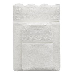 Банное Полотенце Soft cotton 85х150 см молочный