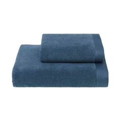 Полотенце Для Лица Soft cotton 50х100 см голубой