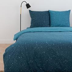 Комплект постельного белья Традиция Pastel поплин Звездное небо 2.0 евро простыня