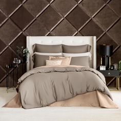 Комплект постельного белья Togas Сенса евро-макси эвкалиптовое волокно 50x70 см коричневый