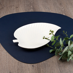 Блюдо сервировочное Nouvelle Маршмеллоу 25х16х2 см, фарфор