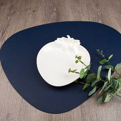 Блюдо сервировочное Nouvelle Маршмеллоу 20х16.5х2.5 см, фарфор