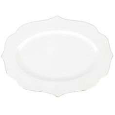 Блюдо Nouvelle Belle 30х21.7х2 см, фарфор, с золотой окантовкой