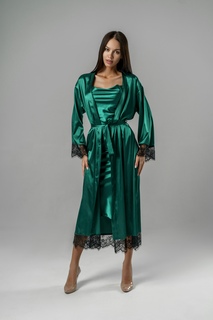 Халат женский WENDYLOVE 7777 зеленый 40-46 RU