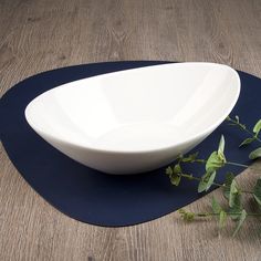 Салатник Nouvelle Маршмеллоу 28.5х17.5х10 см, 1200 мл, фарфор