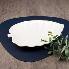 Блюдо сервировочное Nouvelle Маршмеллоу 31х21х3.5 см, фарфор