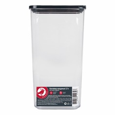 Контейнер для сыпучих продуктов АШАН Красная птица вакуумный 2,7 л