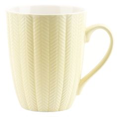Кружка Nouvelle Пастель 380 мл, фарфор, желтая