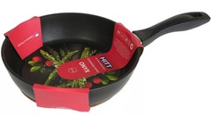 Сковорода универсальная Hitt Granite 28 см черный